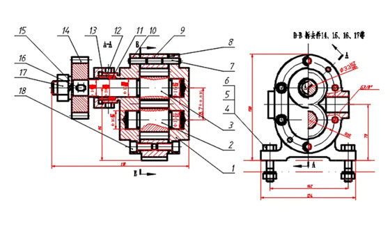 油泵安裝圖 油泵安裝圖